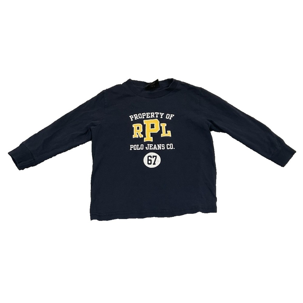 Polo‎ Ralph Lauren Crewneck Sweatshirt Sz 4T Blue RPL POLO JEANS Kids